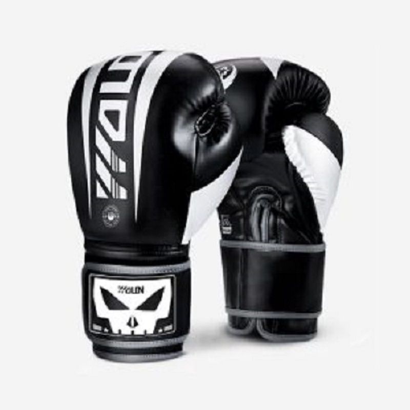GYMHOME - Guantes de Box Wolon Negro T-14 oz