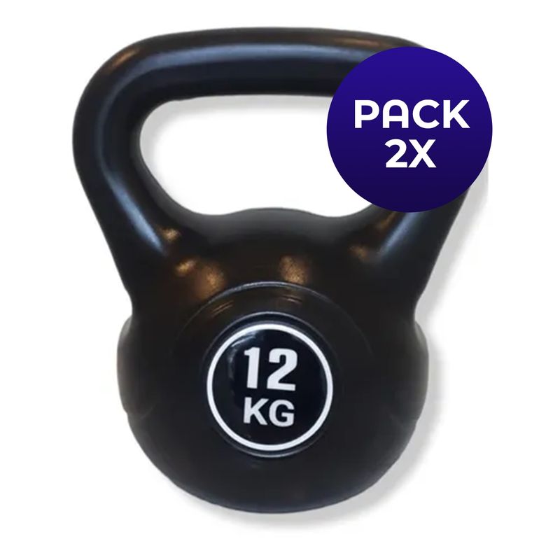 SDFIT - Pack 2x Pesa Rusa Cementada 12 kg