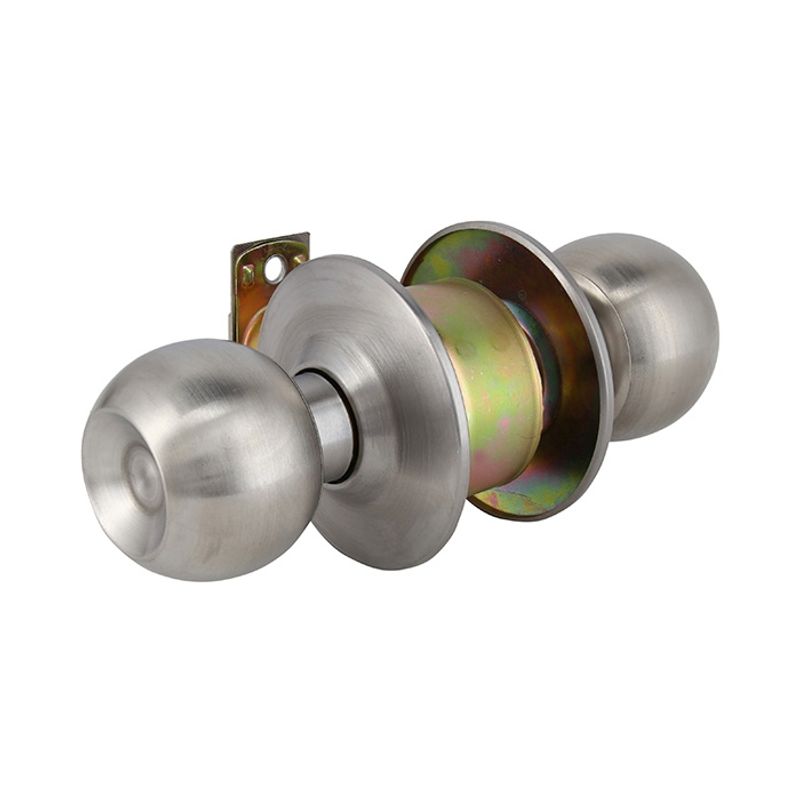 OISTER - Cerradura Cilíndrica Oister 101 Simple Paso - Plata Satin