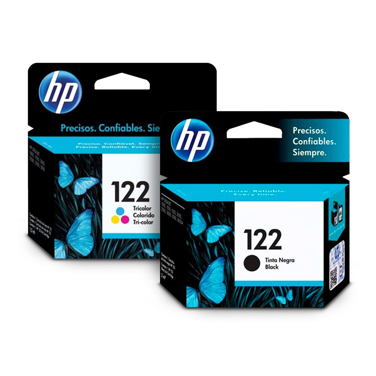 HP - 2 Tintas Hp 122 Genuinas 1000 1050 2000 2050 3000 3050