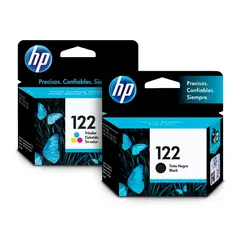 HP - 2 Tintas 122 Genuinas 1000 1050 2000 2050 3000 3050