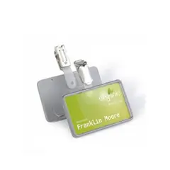 DURABLE - Portacredencial Clip Card [x 25 Unid]