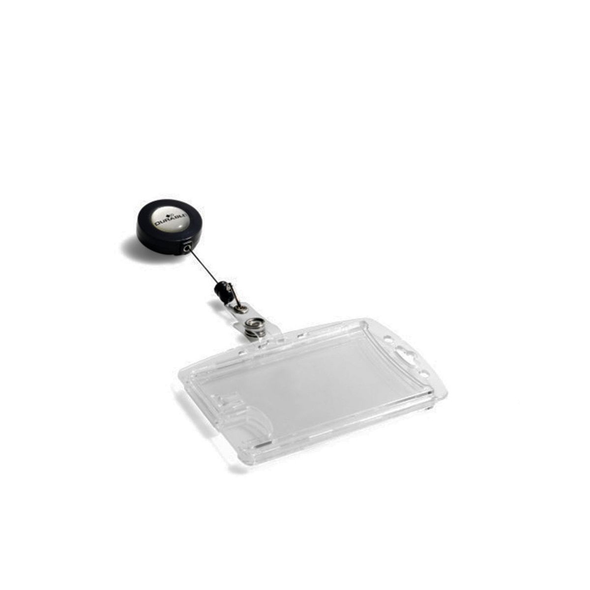 DURABLE - Portacredencial Doble Con Yoyo Durable [x 10 Unid]