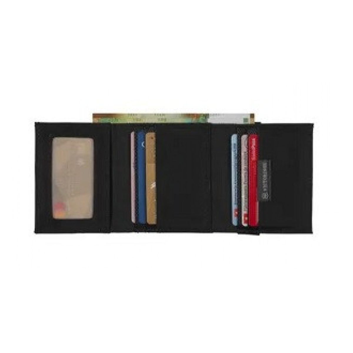 VICTORINOX - BILLETERA NYLON NEGRO 3 DOBLECES VICTORINOX-MIMBRAL