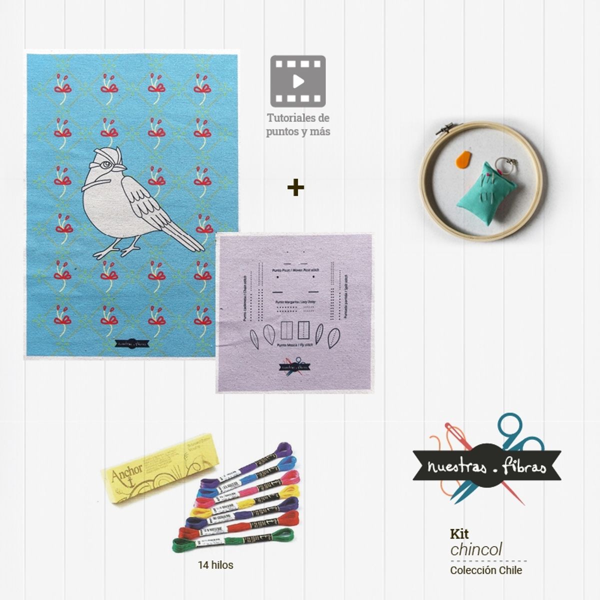 ANCHOR - Kit de Bordado Nuestras Fibras