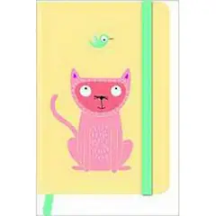 ANTARTICA LIBROS - Libreta Ecologica Larsen Funny Cats Green Journal (Pequeña