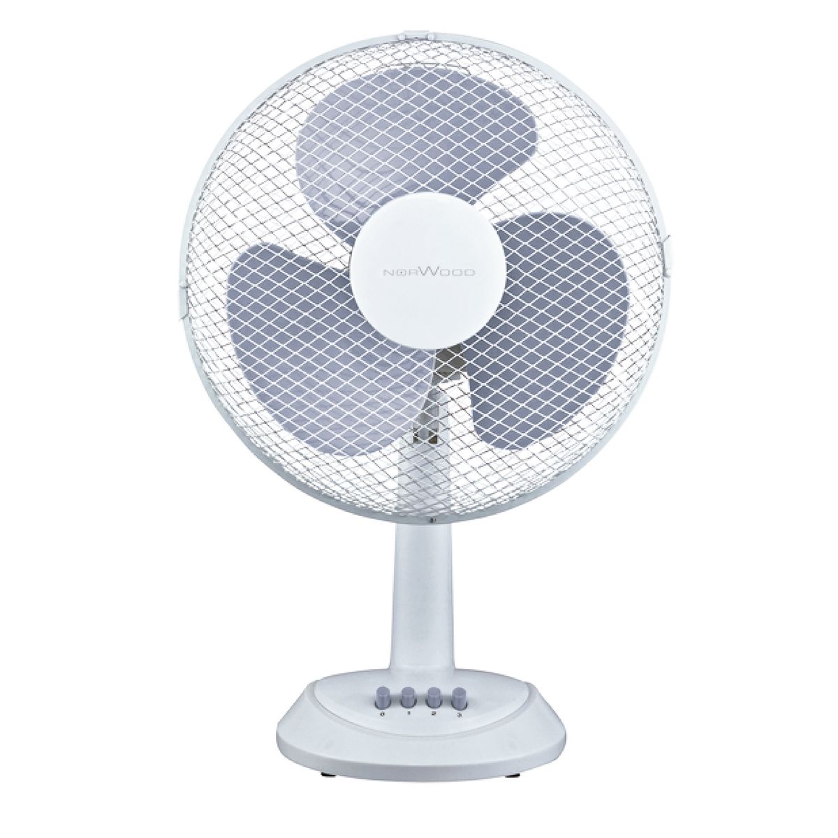NORWOOD - VENTILADOR SOBRE MESA NORWOOD DE 12 NVS12-15055 BLANCO