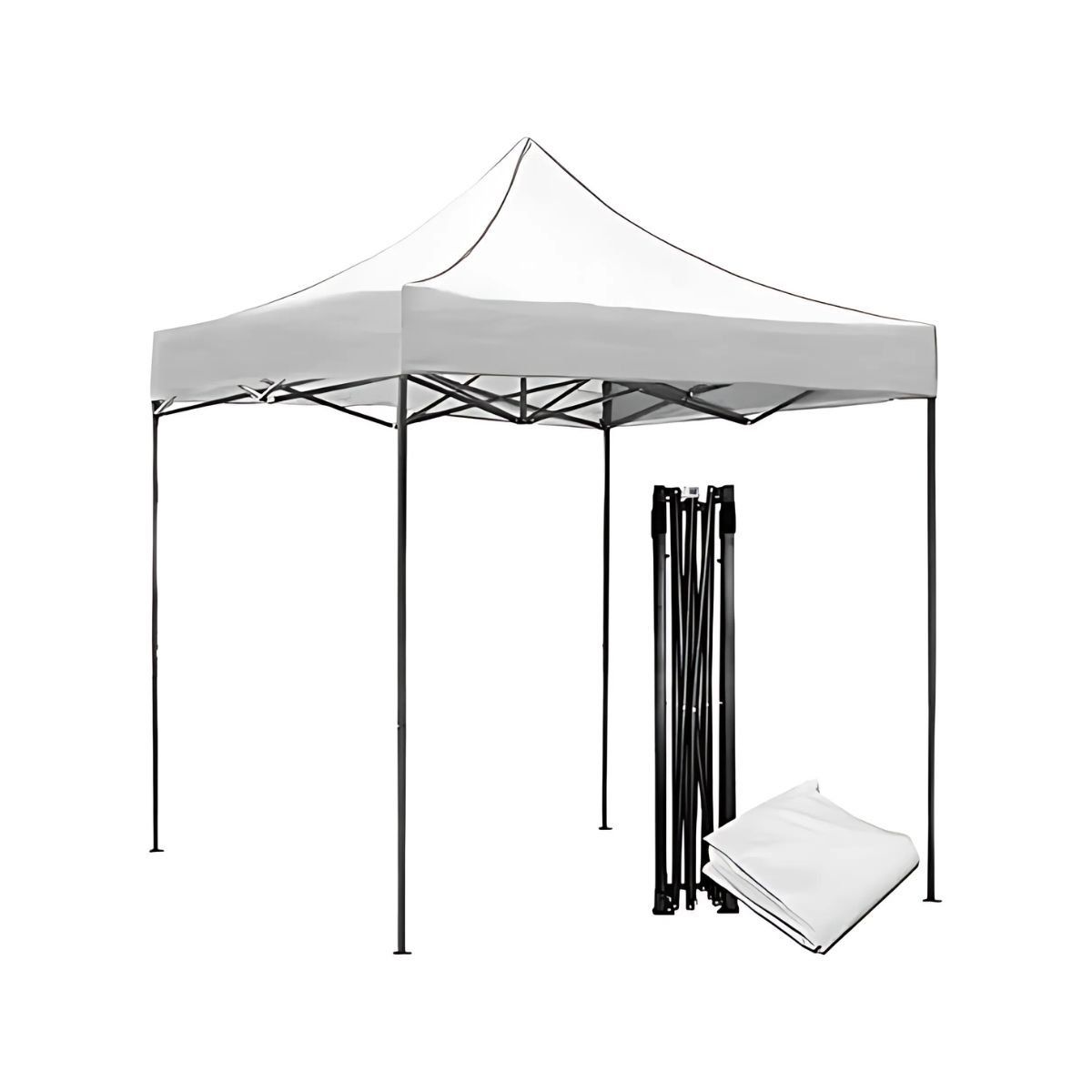 TODODESCUENTO - Toldo Plegable 3x3mts- Blanco