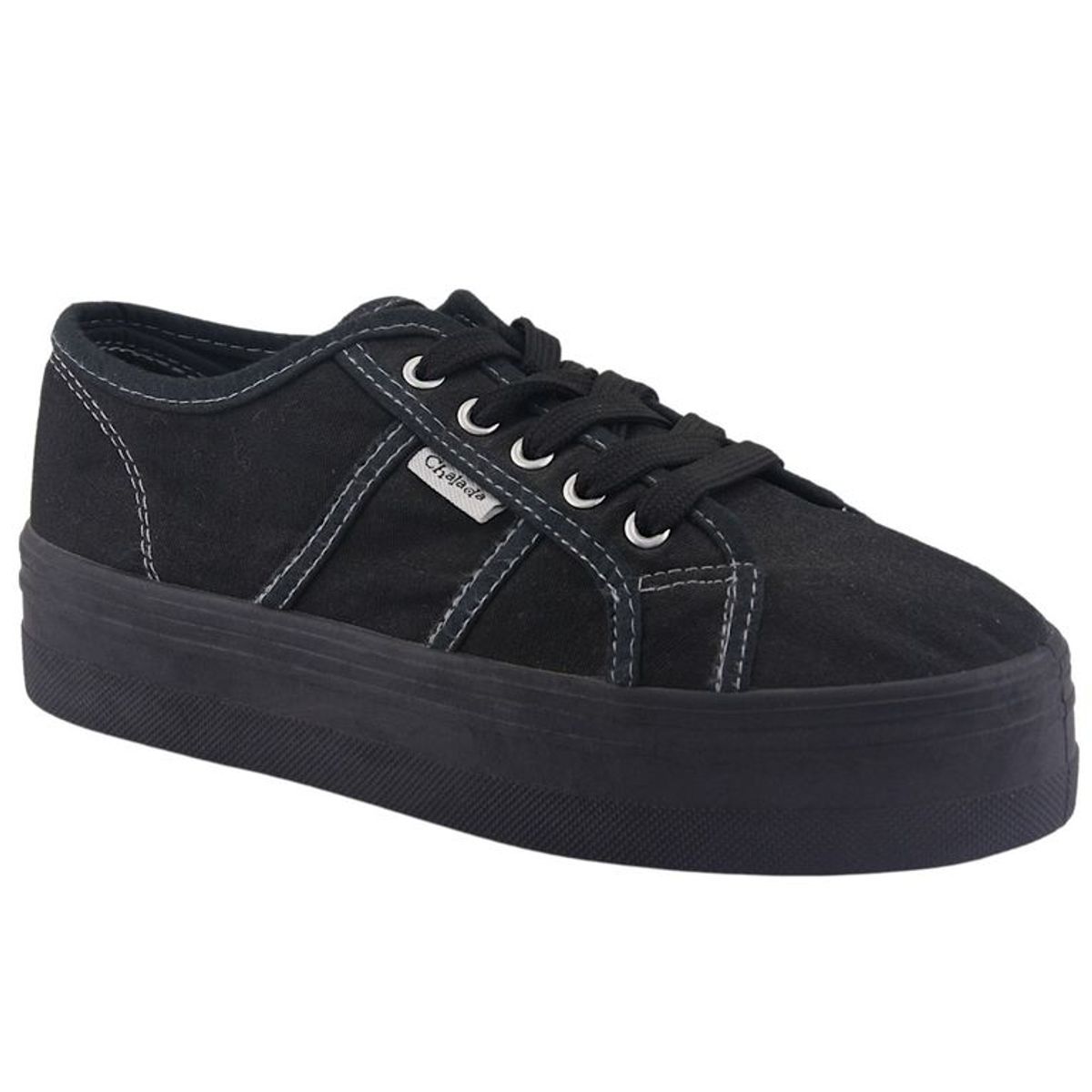 CHALADA - Zapatillas Mujer Negro Urbano Chalada Field-10