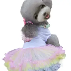 IDS - Vestido Cakes Tul Para Mascotas Talla M