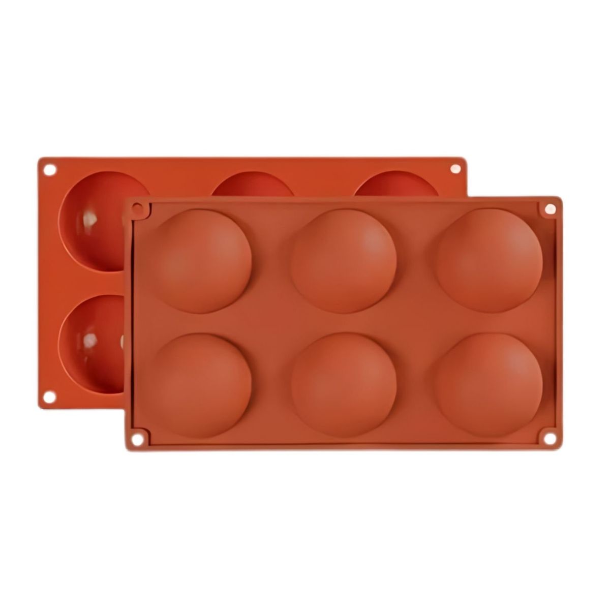 GENERICO - Molde De Silicona Diseño Media Esfera Grande Reposteria