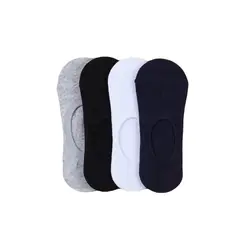 GARSIL - 6 Pares Calcetas Invisibles Hombre De Algodon Con Fibra De Bambu