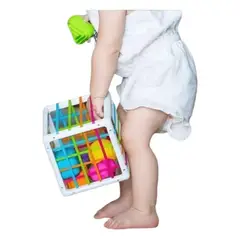 INFANTOYS - Cubo Didáctico Multicolor Sonajero
