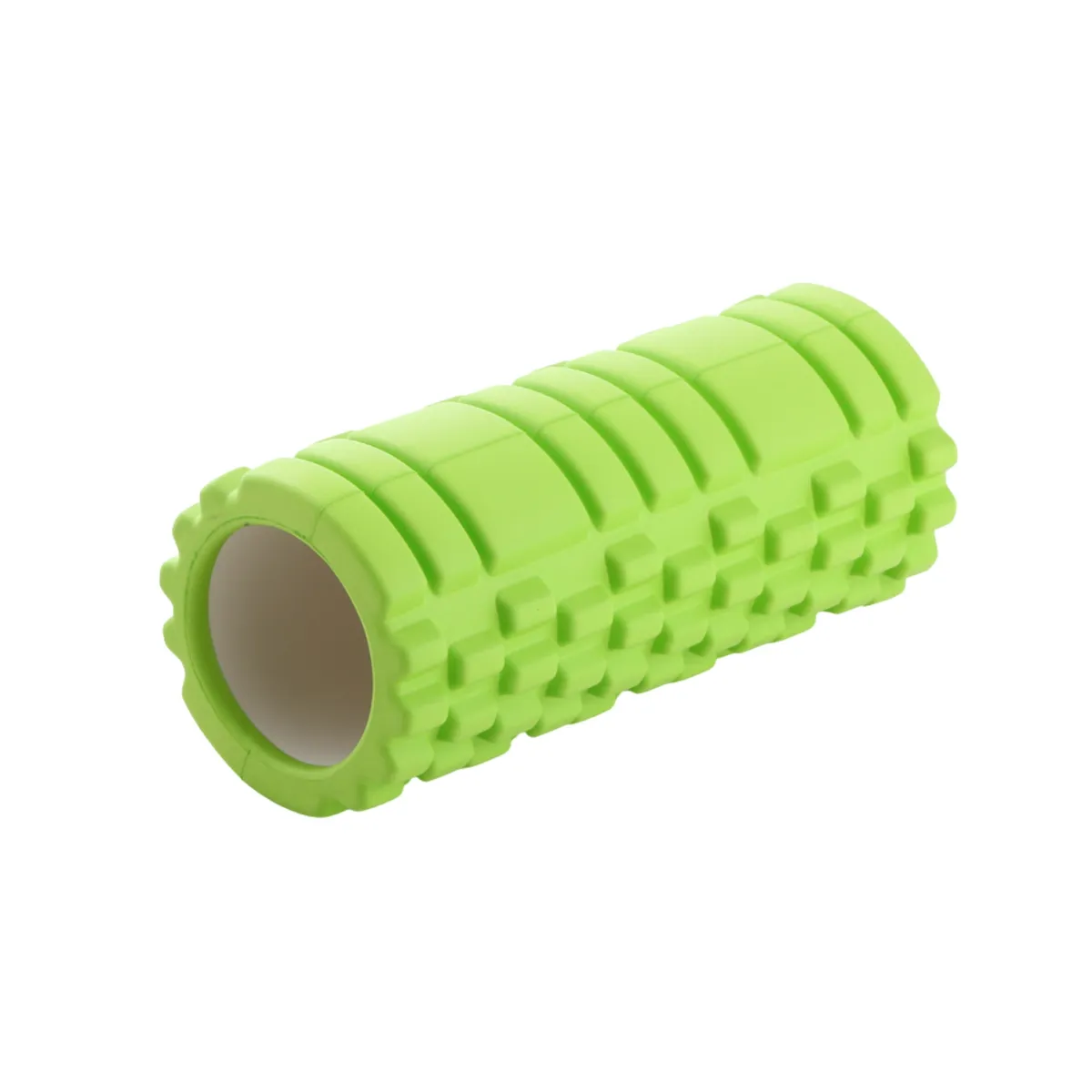 CRUSEC - Rodillo Resina Yoga Masaje Muscular Ejercicio Color Verde