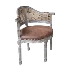 MSA MUEBLES SANTA ANA - SITIAL ESQUINERO REY JOSE ( 64 x 47 x 85 cm)