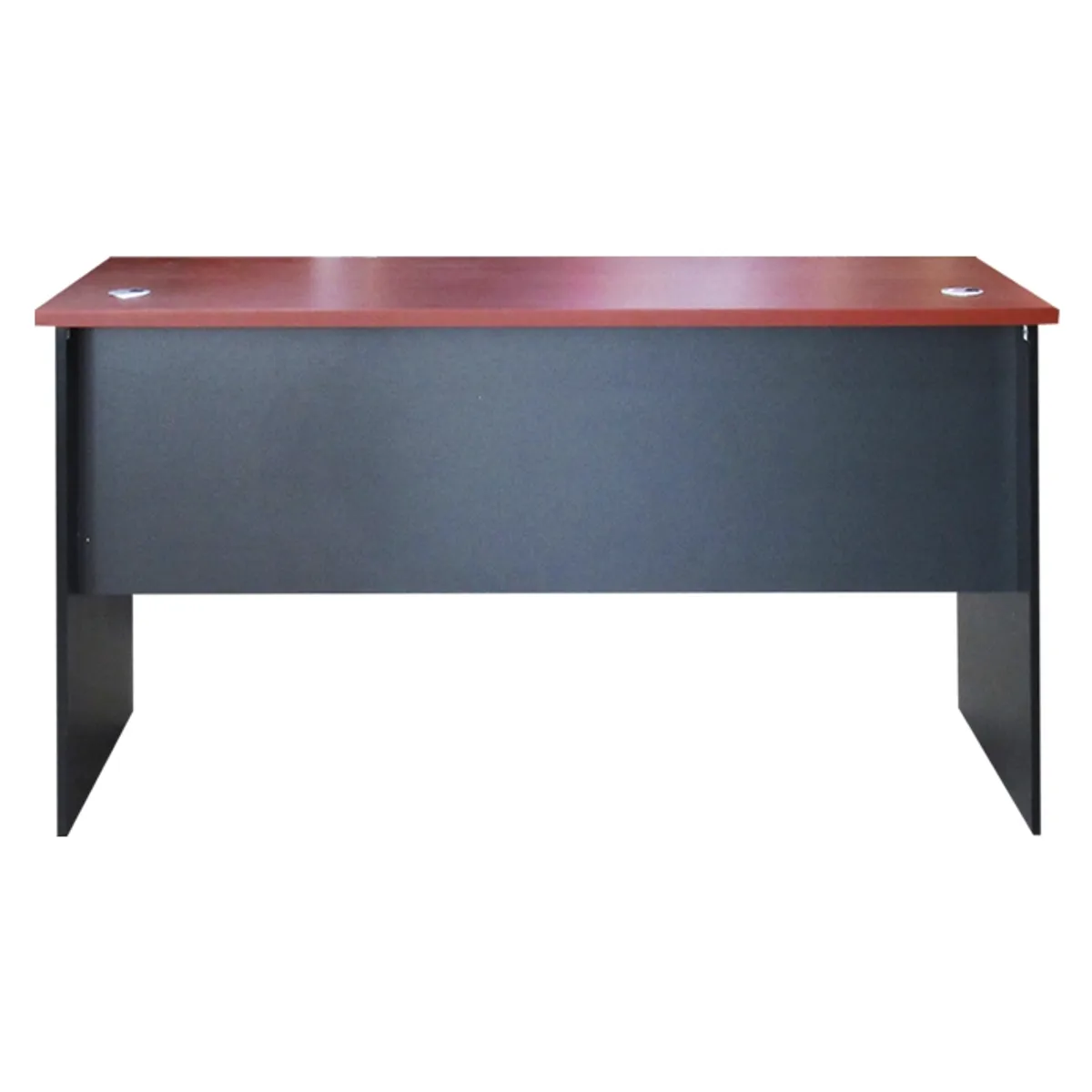 MSA MUEBLES SANTA ANA - ESCRITORIO RECTO 160 CEREZO con NEGRO