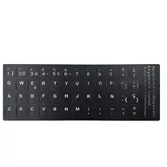 OEM - Stickers De Letras Para Teclados Notebook Pc NEGRO