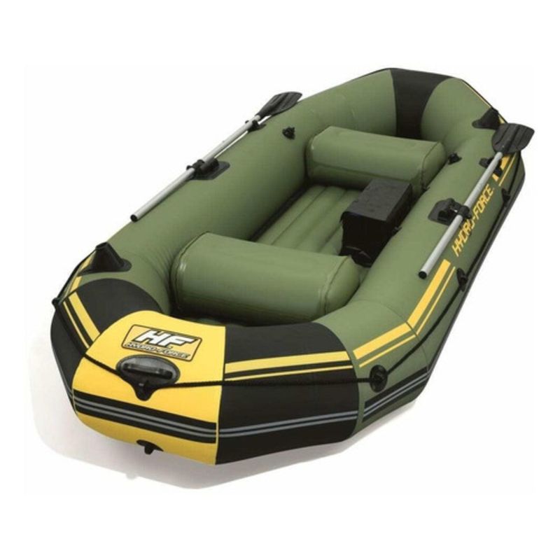 BESTWAY - Bote Inflable Con Remos Y Asientos Marine Pro 2.91MX1.27MX46Cm Bestway