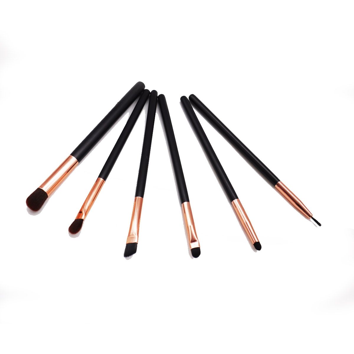 NEWKYLIE - Set de 6 brochas o pinceles de maquillaje para rostro y ojos