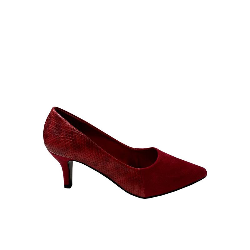 TODOPIEL - Zapato de Taco Mujer Rojo Todopiel