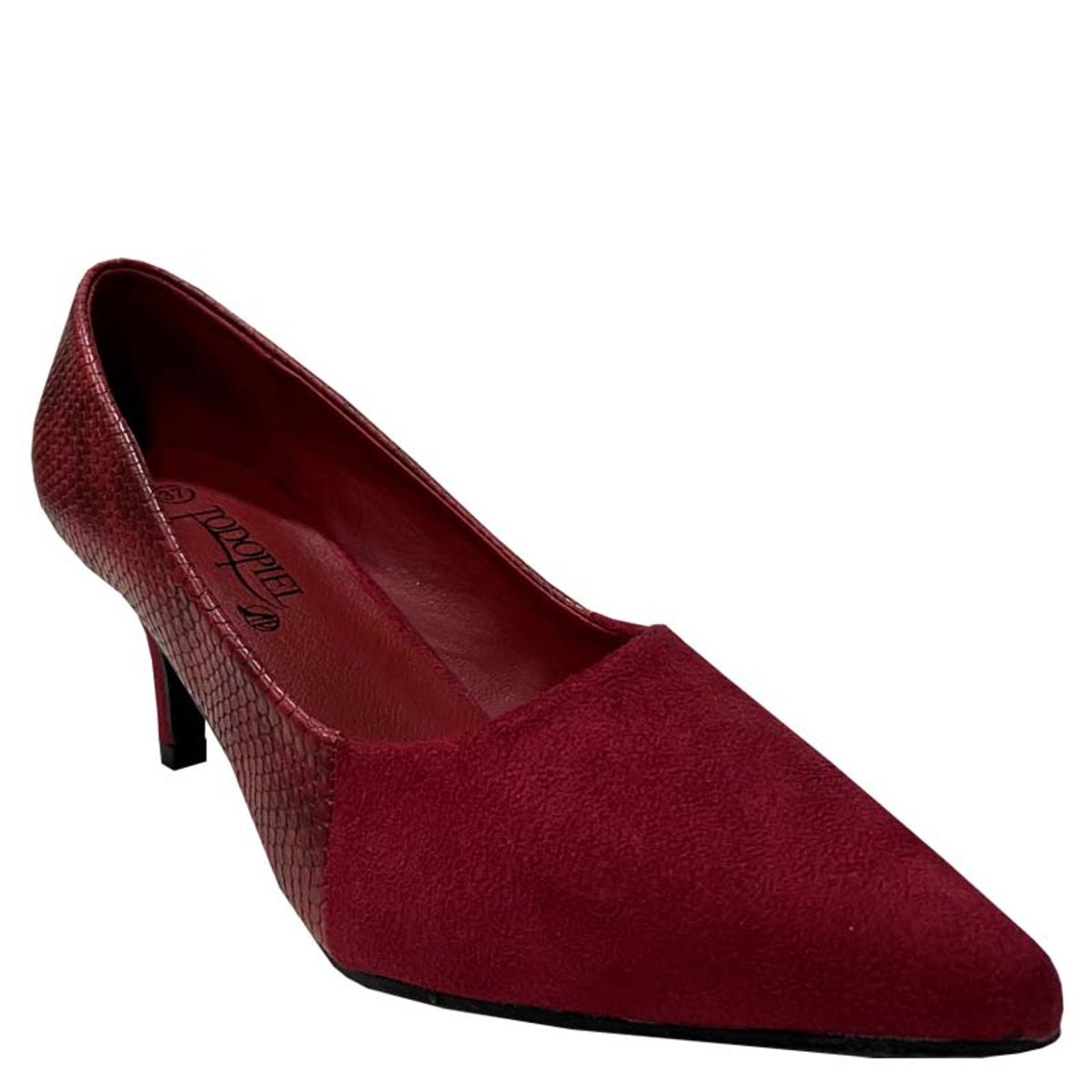 TODOPIEL - Zapato de Taco Mujer Rojo Todopiel