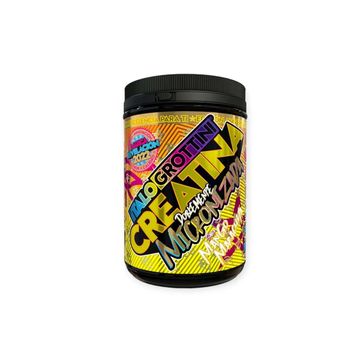 ITALO GROTTINI - CREATINA MONOHIDRATO 1.08 KG - 200 SERVICIOS MANGO MARACUYA