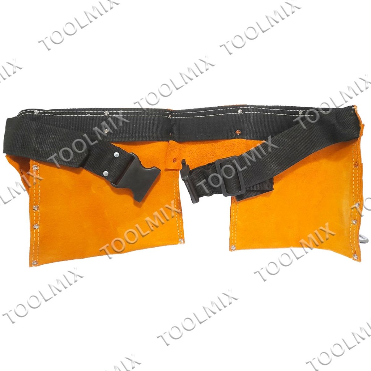 KAMASA - Coleto Carpintero Doble Cuero Para 16 Herramientas Kamasa