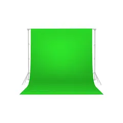 GENERICO - Fondo Telón Fotográfico 3x2 Mts Color Verde
