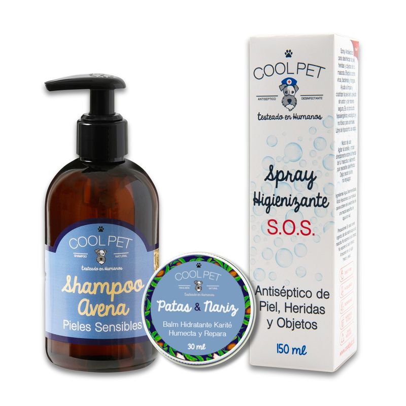 COOLPET - Pack Peludos Frecuentes Pieles Sensibles Perros y Gatos