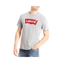 LEVIS - Polera Hombre Regular Fit Lisa con Logo Gris