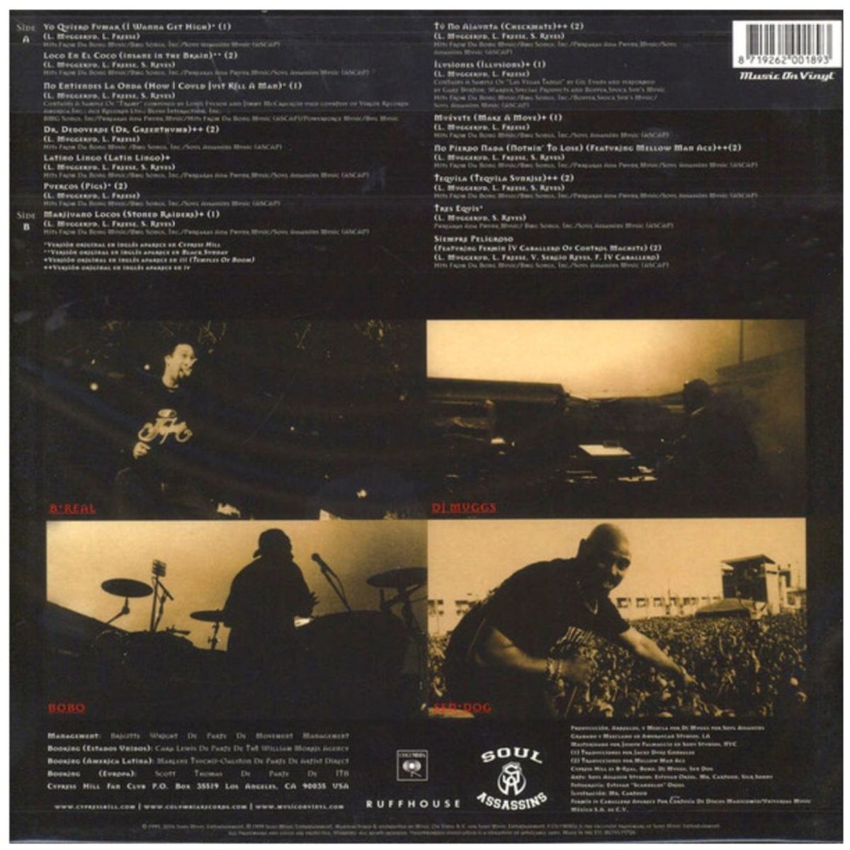 HITWAY MUSIC - CYPRESS HILL - LOS GRANDES EXITOS EN ESPAÑOL - VINILO HITWAY MUSIC