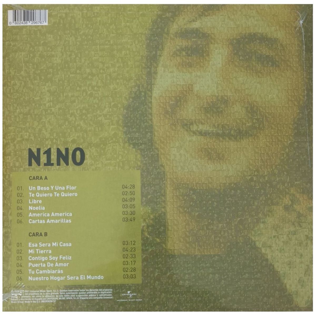HITWAY MUSIC - NINO BRAVO - TODOS LOS N1 - VINILO HITWAY MUSIC