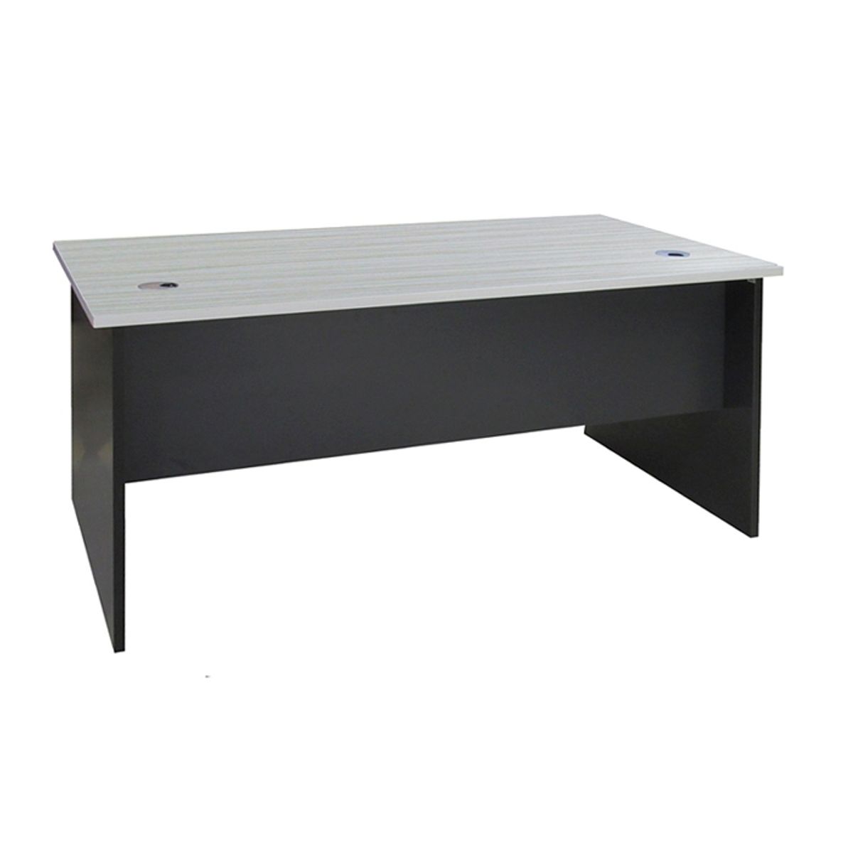 MSA MUEBLES SANTA ANA - ESCRITORIO RECTO 160 ESR160 MAPLE con GRIS
