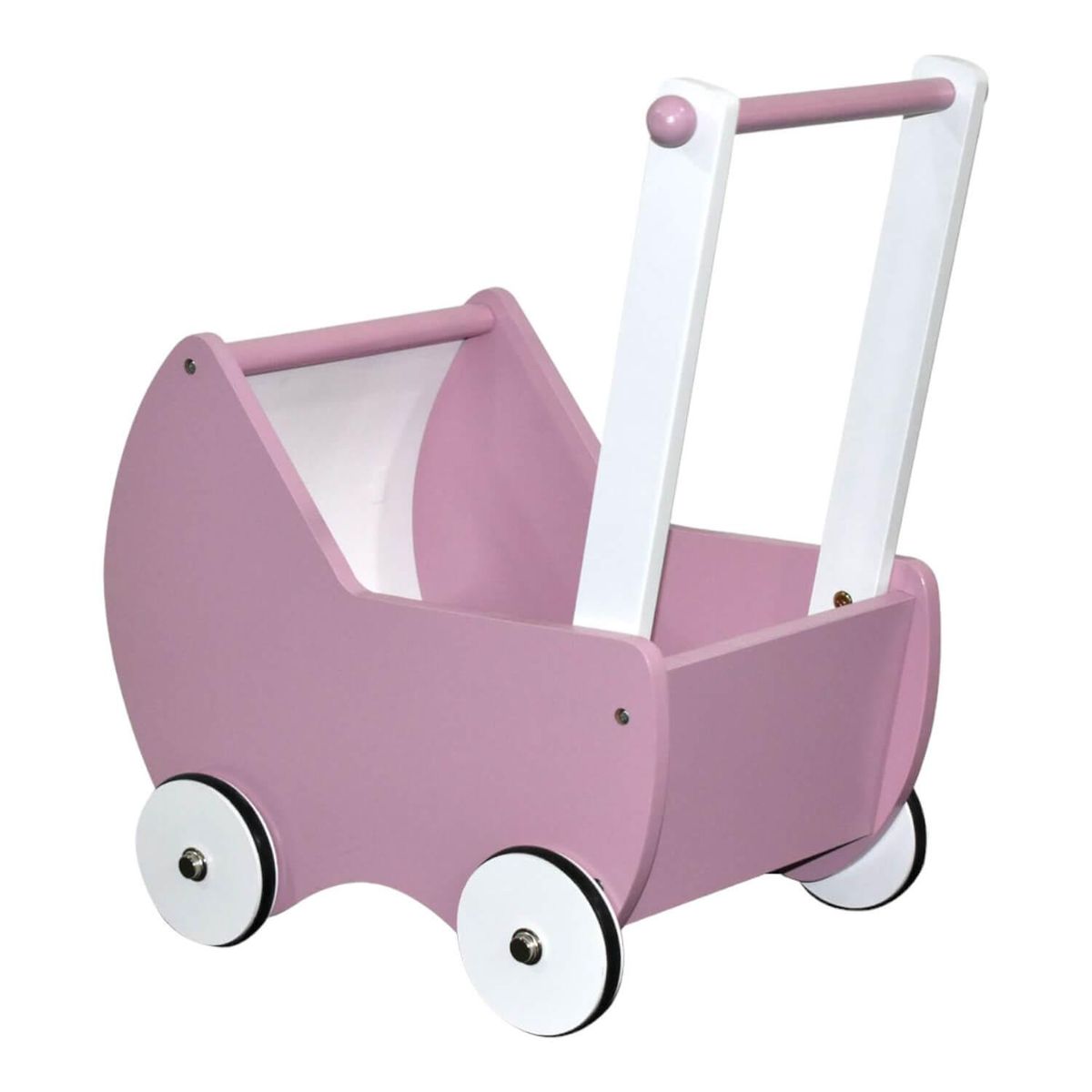 GAME POWER - Coche De Madera Rosado 48x28x50 Cms Gamepower