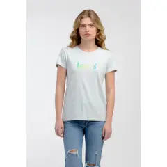 LEVIS - Polera Mujer Lisa  Porter colores Celeste