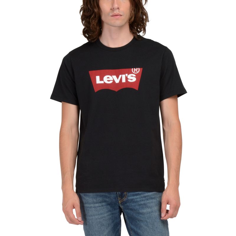 LEVIS - Polera Hombre Regular Fit Logo Negro Levis