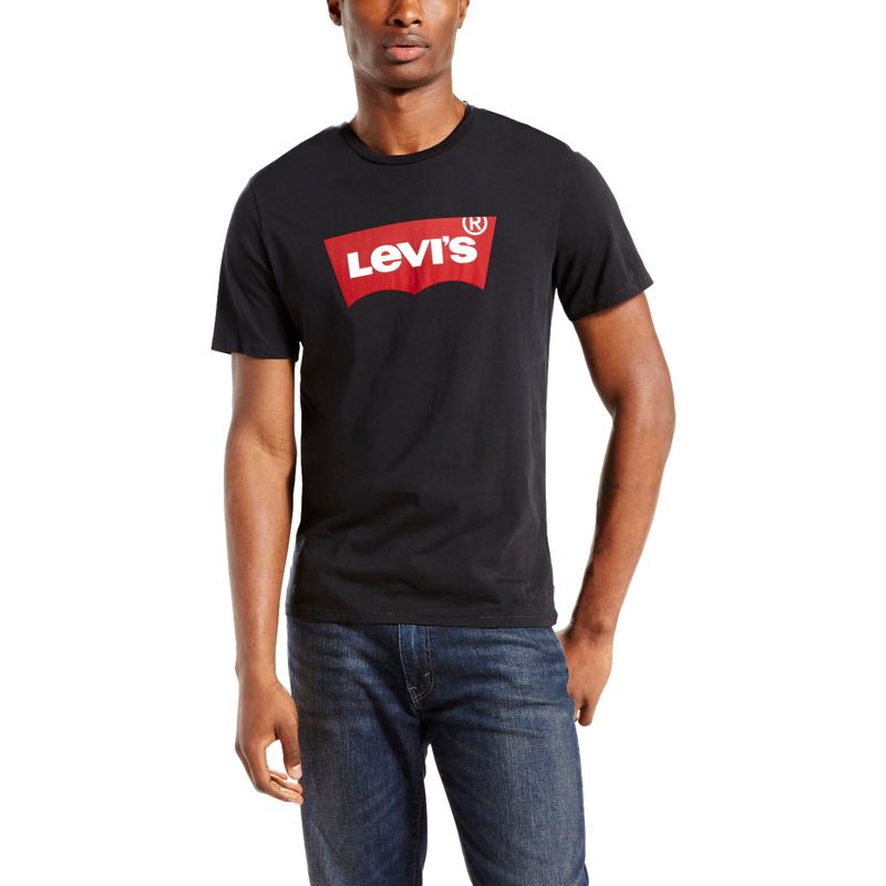 LEVIS - Polera Hombre Regular Fit Logo Negro Levis