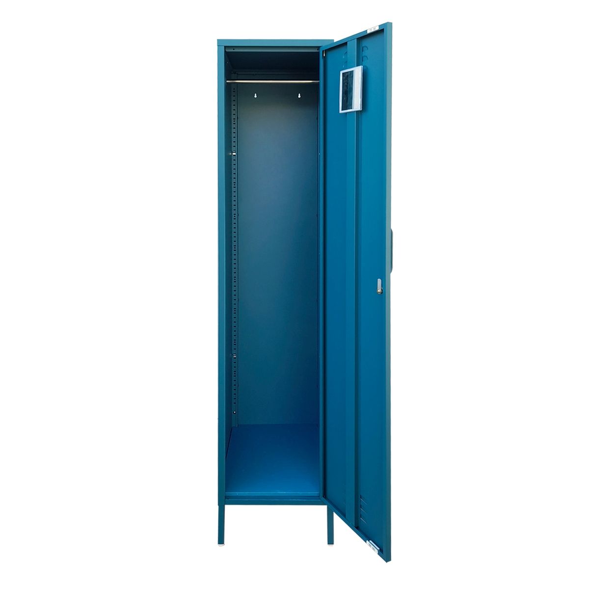 MOBITAT - Locker Verde Petróleo Metálico con llave repisas regulables y colgador