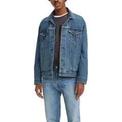 LEVIS - Chaqueta Hombre Regular Fit Clásica Cuello Punta Azul