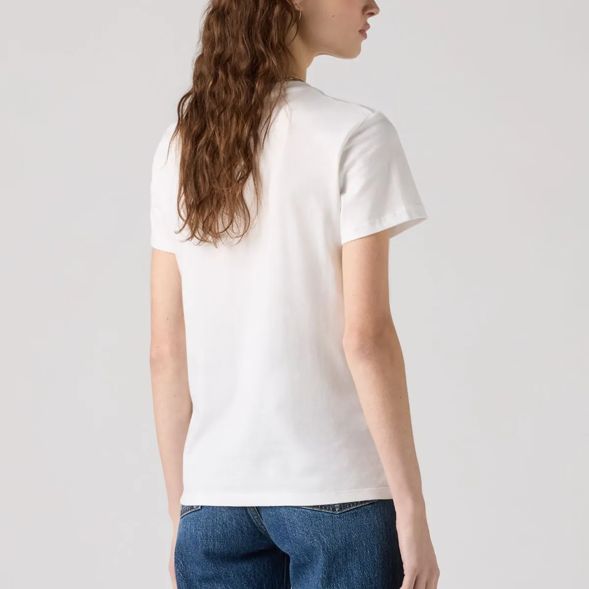 LEVIS - Polera Mujer Regular Fit Batwing Blanco Levis