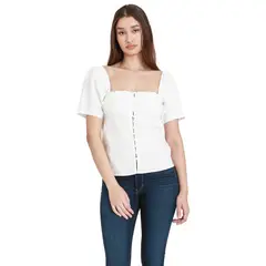 LEVIS - Blusa Mujer Lisa Blanco