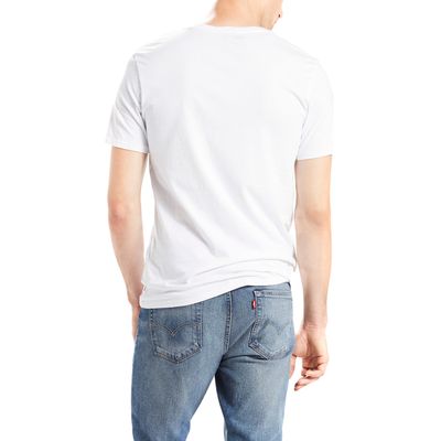 Imagen 2 del producto Polera Hombre Regular Fit Logo Blanco