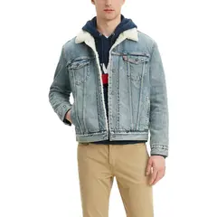 LEVIS - Chaqueta Hombre Regular Fit Sherpa Azul