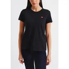 LEVIS - Polera Mujer Regular Fit Lisa Negro