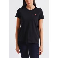 Polera Mujer Regular Fit Lisa Negro