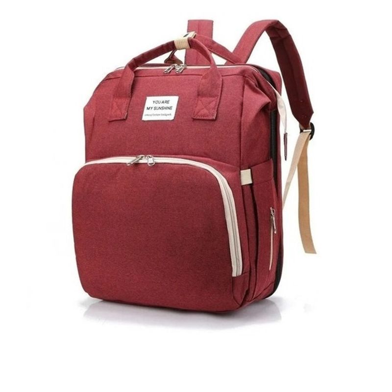 GENERICO - Mochila 3 en 1 Bebés Pañalera Cuna Mudador