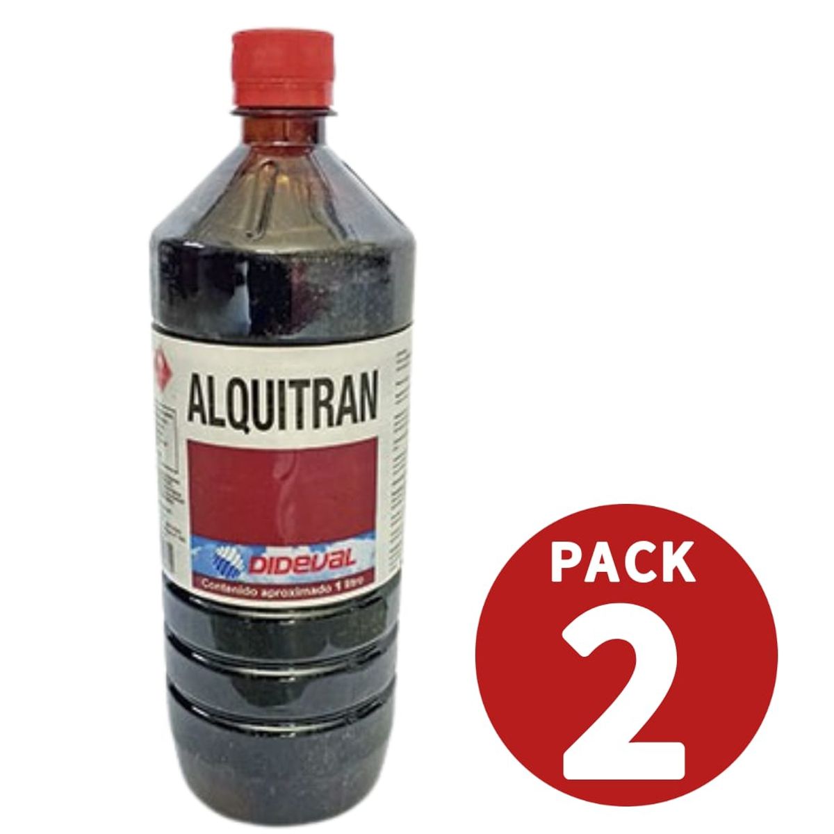 GENERICO - Alquitran Botella 1lt Pack 2 Unidades Dideval