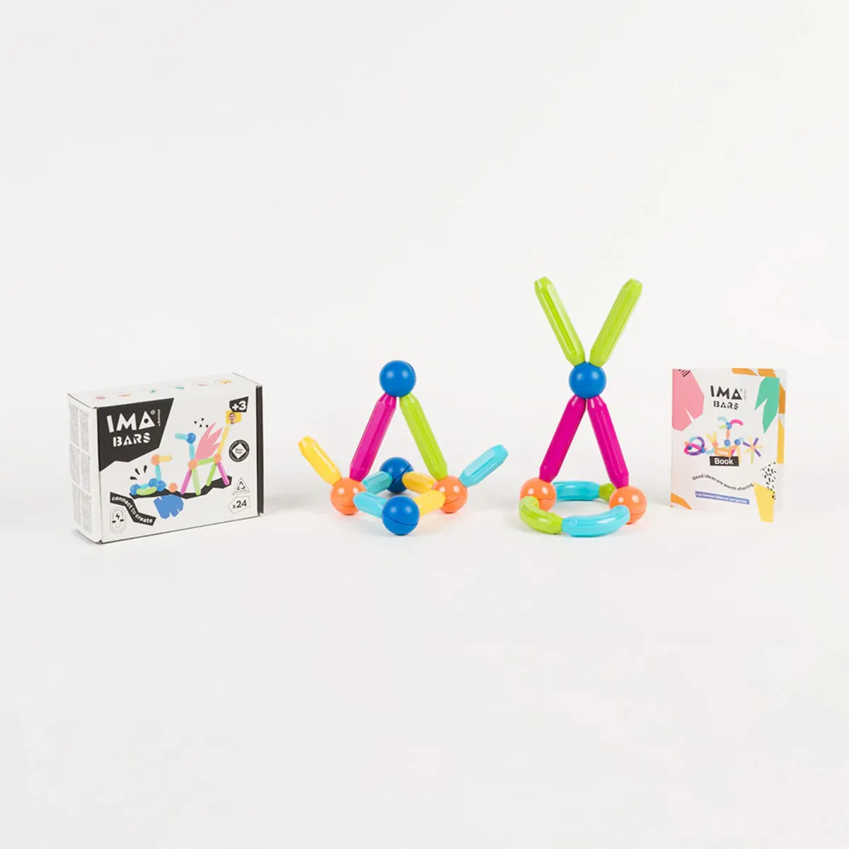 GENERICO - Imabars 24 piezas Juegos Mágneticos