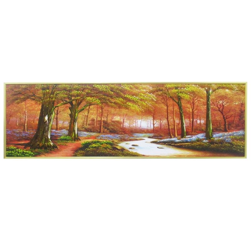 GENERICO - CUADRO ATARDECER EN EL BOSQUE (150 x 4 x 47 cm).