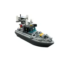 GENERICO - Juego Constru Brick Barco Naval - Lego Compatible